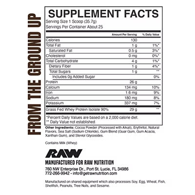 Raw Isolate Protein