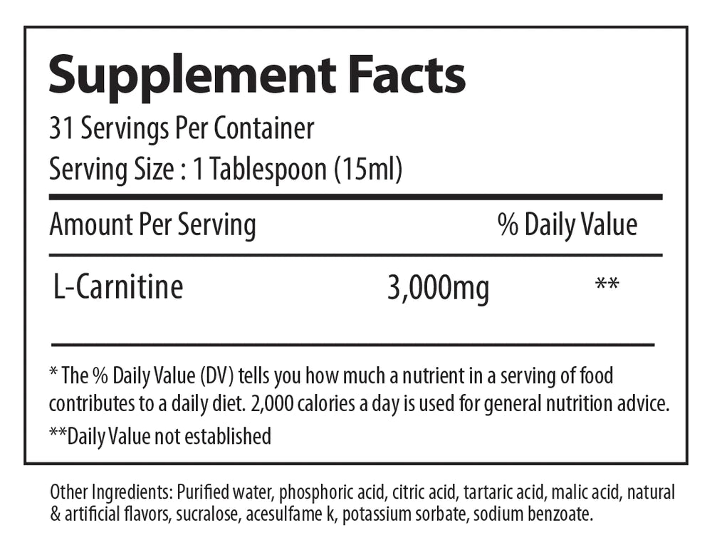 alfa sports nutrition l carnitina Alpha Supps Carnitine Lquida 3000 | Suplemento de L-Carnitina sin estimulantes para hombres y mujeres | Impulso de energa pre-entrenamiento y recuperacin muscular Boost your energy and support weight loss with L Alfa Sports Alfa Vitamins
