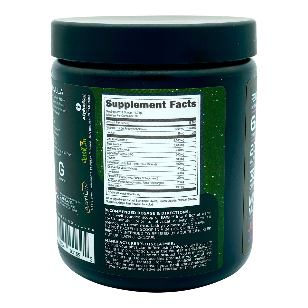 BAMF HighStimulant Jungle Juice Elev8 Sports Nutrition
